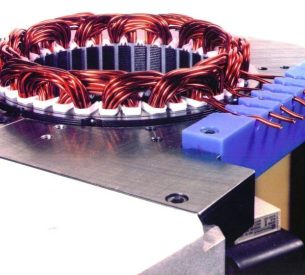 Alternator stator in nest 1